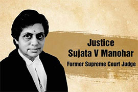 Eminent Alumni: Justice Sujata V Manohar